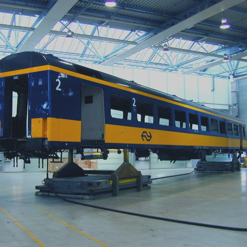 technicum-ns-trein-haarlem Treinstel in werkplaats Haarlem